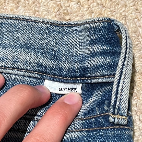 MOTHER High Waisted Rascal Ankle Fray Jeans - Picture 7 of 15